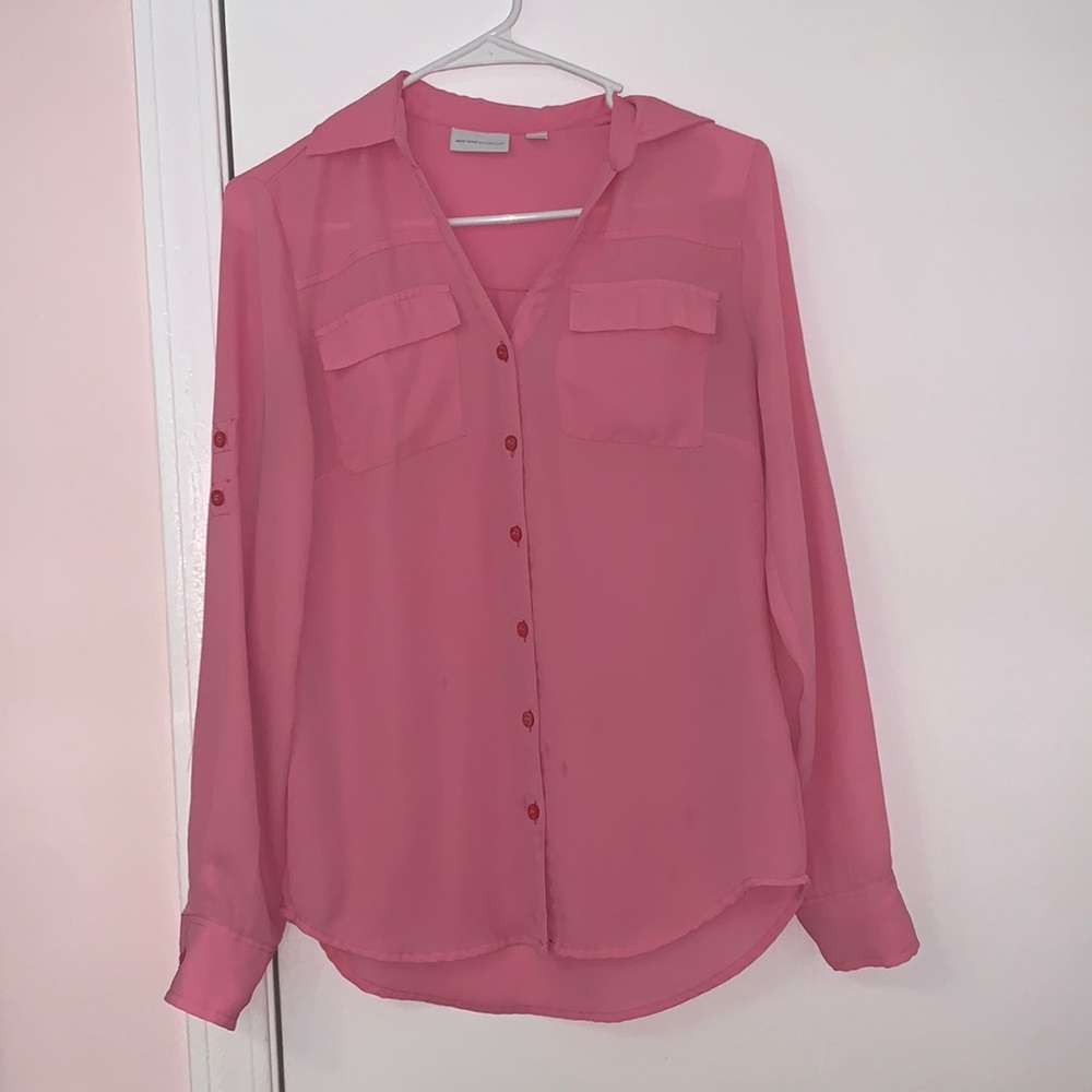Pink blouse